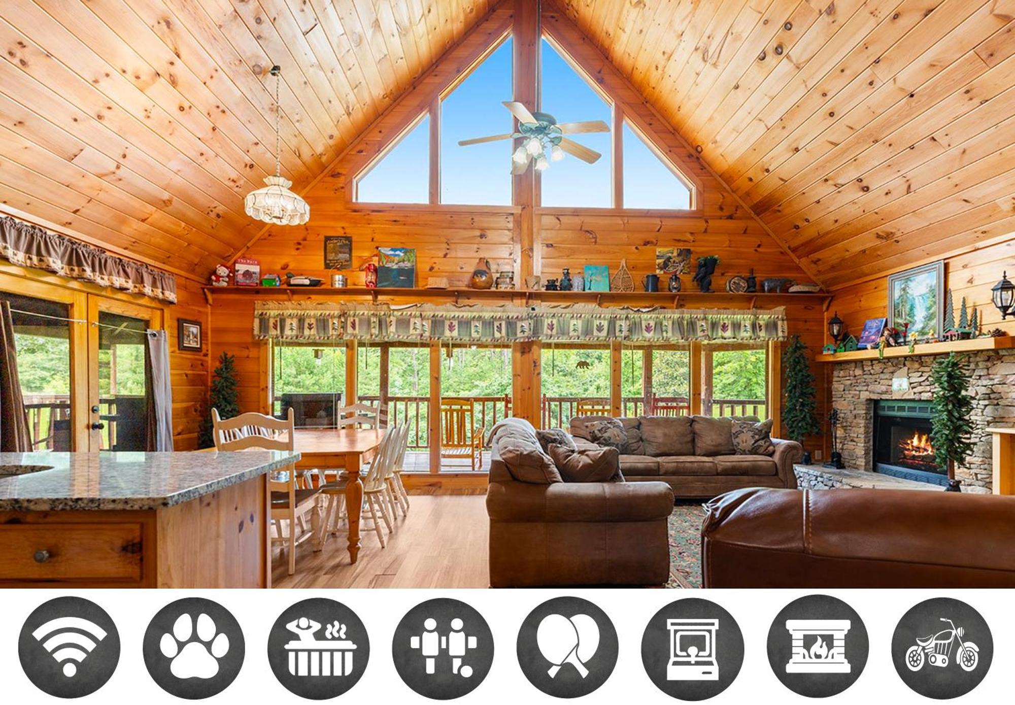 Hibernation Station Cabin Sevierville Eksteriør bilde